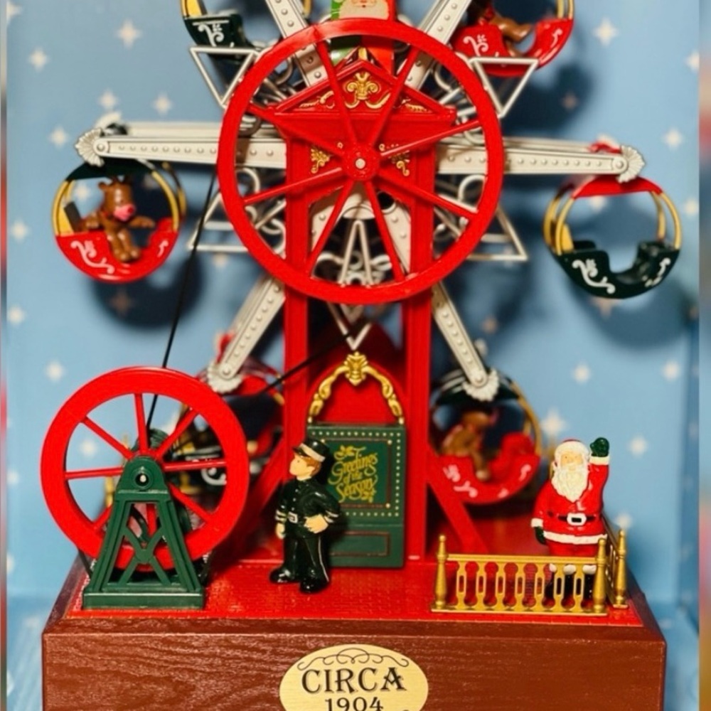 Rare Vintage Maisto Holiday Ferris Wheel (1998) K-Mart. SEE VIDEO!